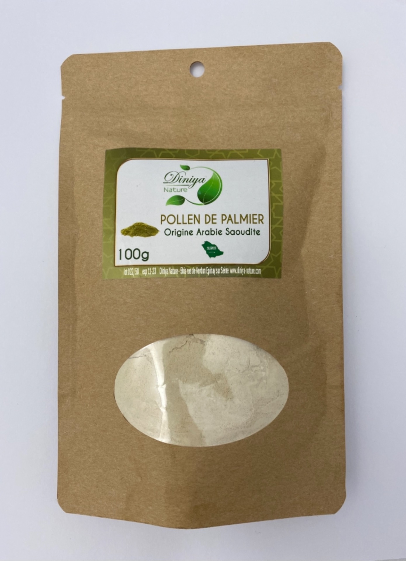 Pollen de Palimer en Poudre 100g - Diniya Nature - Boutique Nabil Shop