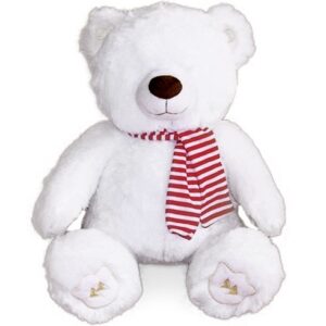 Mon Nounours Hamza Ce nounours blanc est très doux, il sera le compagnon préféré des enfants musulmans (garçons et filles).