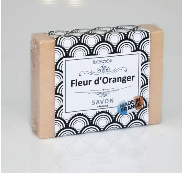 Savon à la Fleur d'Oranger Artisanal outre les nombreux bienfaits de la fleur d'oranger vous serez surtout séduit par son agréable odeur, douce mais très prononcé.