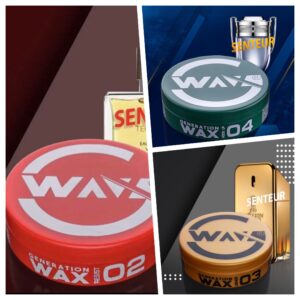 Pack 3 Cires Coiffantes Parfumées Génération Wax rend une clarté naturelle au cheveux tout en les maintenant souple et en les parfumant
