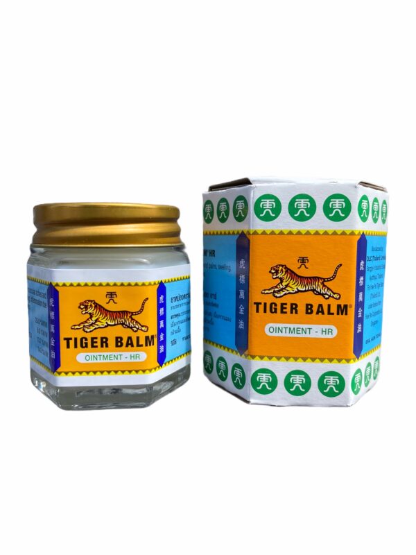 Le Baume du Tigre Blanc est une crème de massage utilisée pour les maux de tête, la congestion nasale et les piqûres d'insectes.