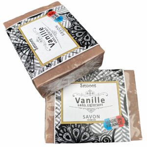 Savon Vanille Sans Colorant Profitez d'un moment de bien-être lors de son utilisation et profitez de son délicat parfum