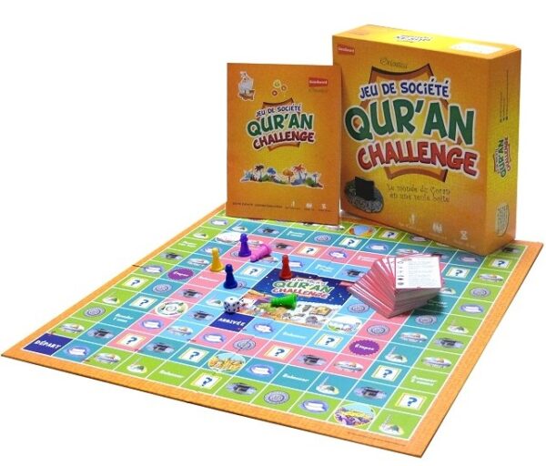 Jeu de Société Quran Challenge - Orientica est un jeu unique basé sur le Livre Sacré et qui vise l'amusement à la fois ludique et éducatif