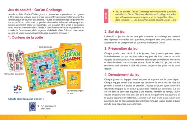 Jeu de Société Quran Challenge - Orientica est un jeu unique basé sur le Livre Sacré et qui vise l'amusement à la fois ludique et éducatif