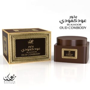 Bukhoor Oud Combody - Raihaan fabriqué à partir de copeaux de bois d'agar naturel et imbibé d'huiles parfumées odorantes.Contenance: 70gr.