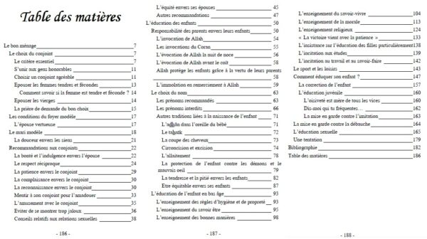 Bâtir un foyer heureux : Réussir sa vie de famille - Du choix du conjoint (mariage) à l’éducation des enfants. Aux Editions Orientica