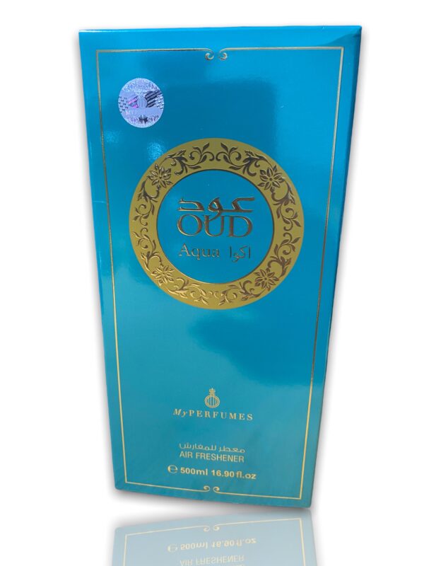 Parfum d’Intérieur Oud Aqua de la grande maison de parfumerie émiratie My Perfumes très appréciée et reconnu au moyen orient.