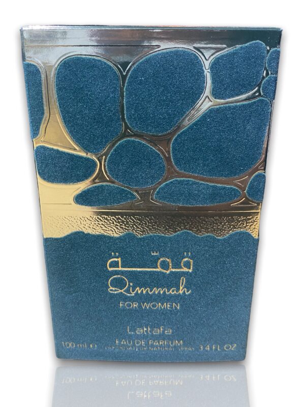 Eau de Parfum Qimmah (Femme) de la très célèbre Maison de Parfumerie émiratie Lattafa qui est reconnu pour la qualité de ses parfums.