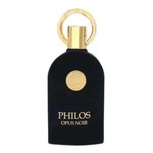 Eau de Parfum Philos Opus Noir Notes de tête: Rose, Fruit cœur: Ambre, ylang-ylang, Muscade, fond: Vanille, Vésicule, Cèdre, Musc