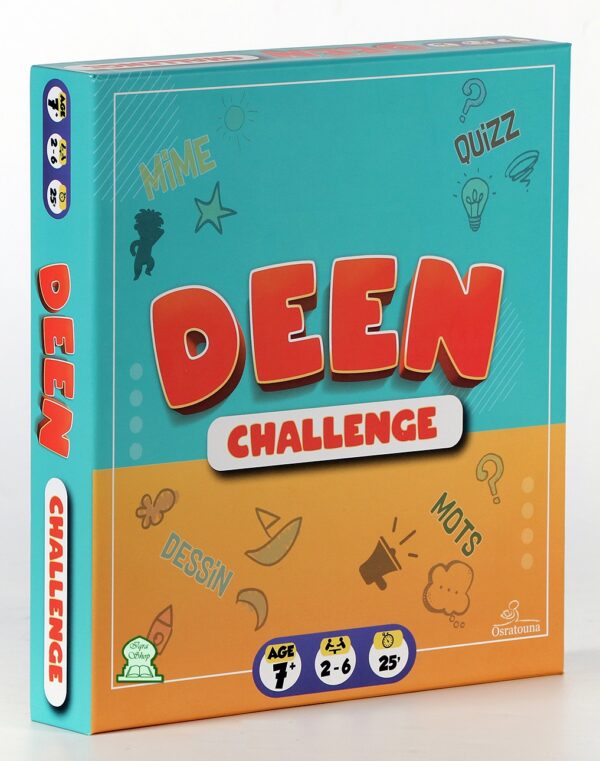 Deen Challenge : 500 Questions et défis sur L'Islam Pour Petits Et Grands ! (A Partir De 7 Ans) est le jeu au concept novateur pour toute la famille