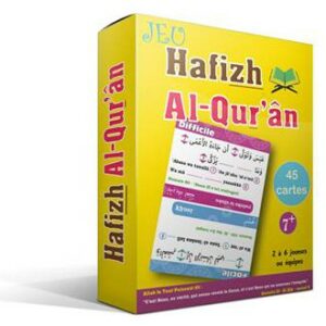 Hâfid Al-Quran Jeu Educatif c'est le jeu idéal pour vérifier sa parfaite connaissance du Coran.Ce jeu de cartes fait le tour des sourates de Juz ‘amma