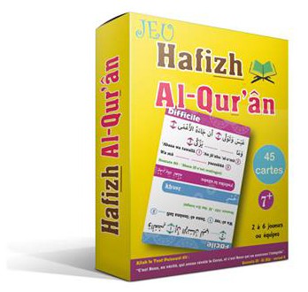 Hâfid Al-Quran Jeu Educatif c'est le jeu idéal pour vérifier sa parfaite connaissance du Coran.Ce jeu de cartes fait le tour des sourates de Juz ‘amma