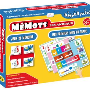 Mémots Les Animaux - Apprendre l'arabe en s’amusant Ce jeux de mémoire, permet à vos enfants de former et lire leurs premiers mots en arabe.