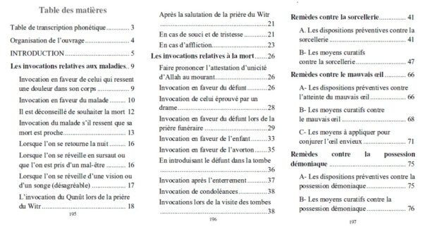 La Citadelle du malade Vous trouverez dans ce livre les invocations prophétiques authentiques relatives aux maladies ainsi que les remèdes