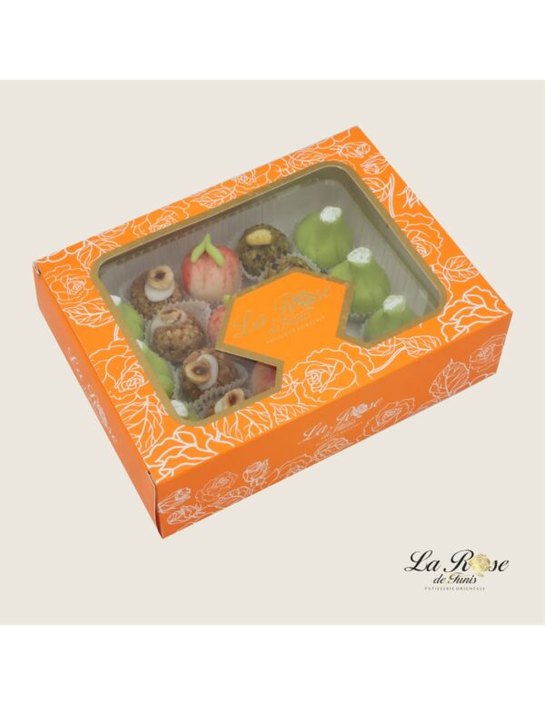 Les Fruits de l’Orient Un magnifique assortiment de douceurs fines, une variété de saveurs pour le plus grand plaisir de tous les gourmands.