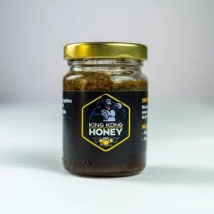 Miel King Kong (100 gr) Miel Naturel Propolis Gelée Royale Gingembre Ginseng Clou de Girofle - Renforce le système immunitaire- Boost la libido-Fortifiant